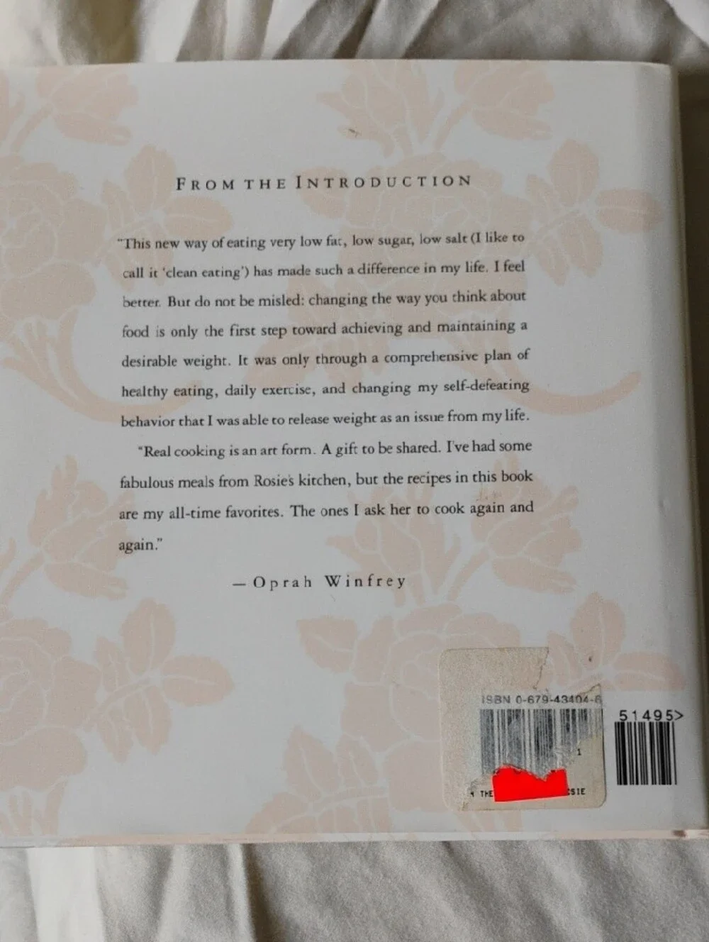 In the Kitchen with Rosie - White Cookbook by